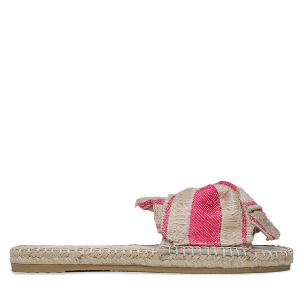 Manebi Espadrile Manebi Sandals With Knot G 4.5 JK Bold Pink Stripes On Natural