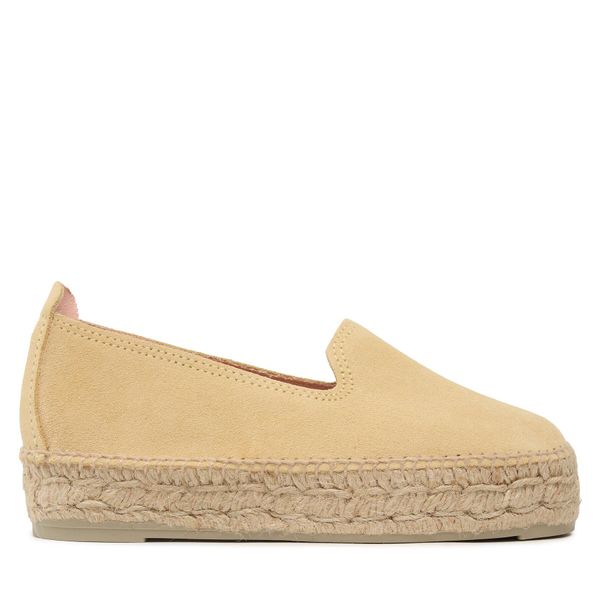 Manebi Espadrile Manebi Suede Double Sole Espadrilles R 4.2 D0 Inca Cream