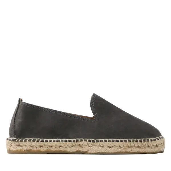 Manebi Espadrile Manebi Suede Flat Espadrilles W 1.0 C0 Siva
