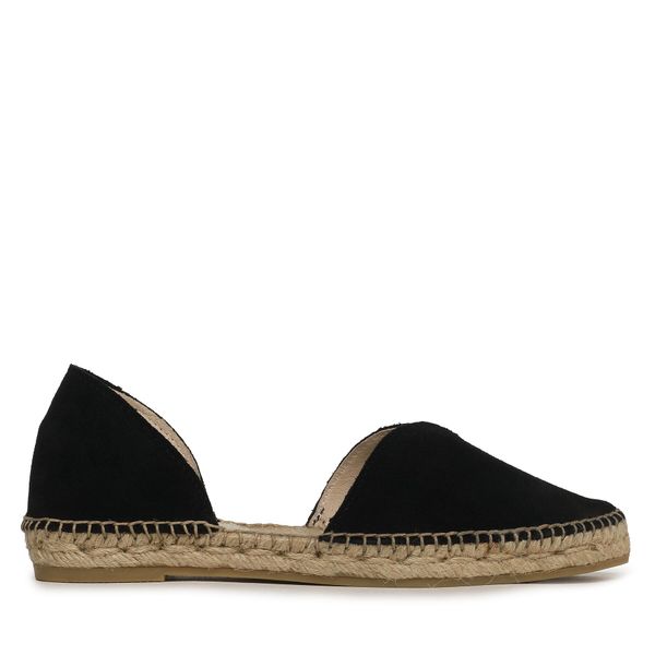 Manebi Espadrile Manebi Suede Open-Side Flats K 1.0 O0 Crna