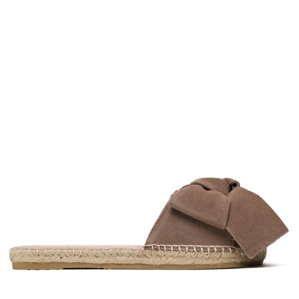 Manebi Espadrile Manebi Suede Sandals With Bow W 1.9 J0 Smeđa