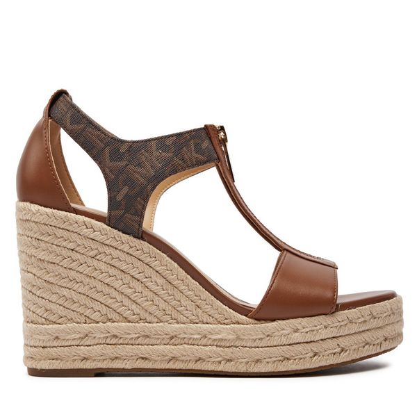 MICHAEL Michael Kors Espadrile MICHAEL Michael Kors Berkley Mid Wedge 40R4BRMS1B Brn/Luggage