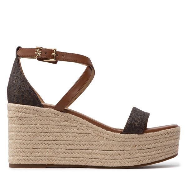 MICHAEL Michael Kors Espadrile MICHAEL Michael Kors Serena Wedge Espadrille 40S2SEMS1B Smeđa