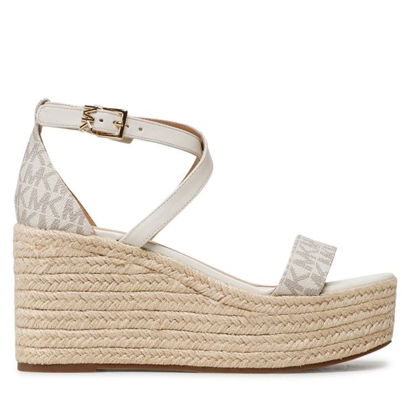 MICHAEL Michael Kors Espadrile MICHAEL Michael Kors Serena Wedge Espadrille 40S2SEMS1B Vanilla