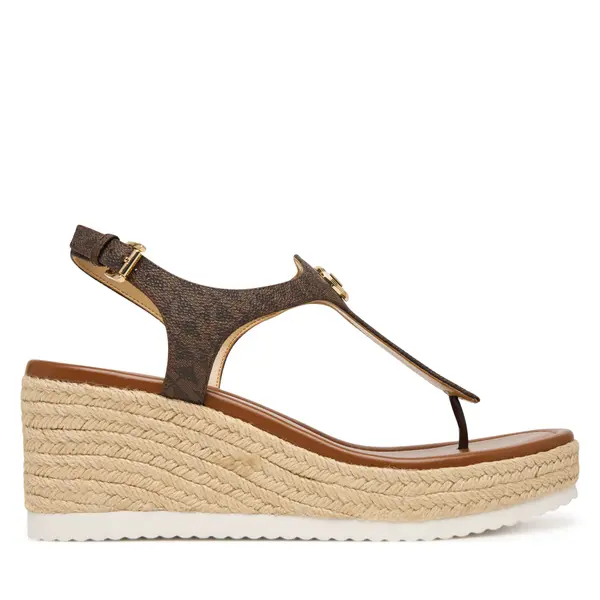MICHAEL Michael Kors Espadrile MICHAEL Michael Kors Val Thong Wedge 40S6VAMS1B Smeđa