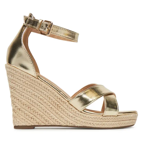 ONLY Shoes Espadrile ONLY Shoes Onlamelia-18 Pu Foil Wedge 15335554 Zlatna