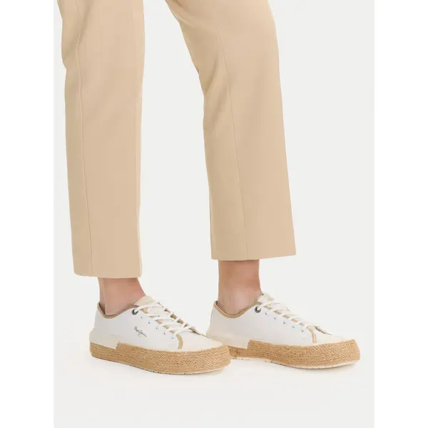 Pepe Jeans Espadrile Pepe Jeans Samoi Mix PLS31595 Bijela