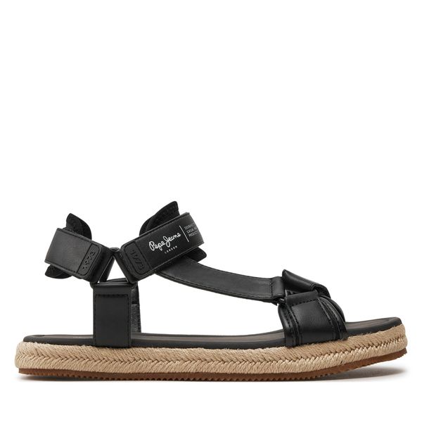 Pepe Jeans Espadrile Pepe Jeans Sunset Savage PMS90115 Crna