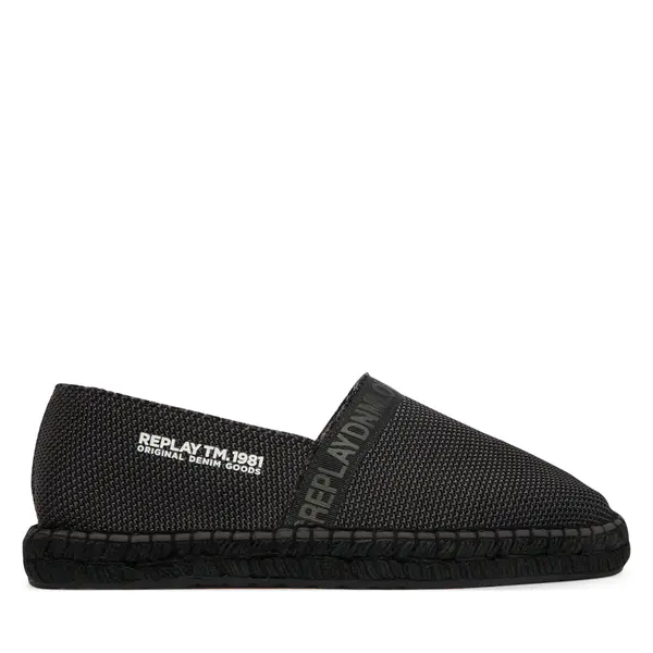 Replay Espadrile REPLAY GMF16 .000.C0060T Crna