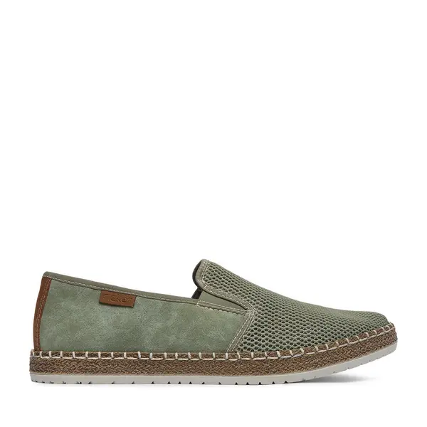 Rieker Espadrile Rieker CEO-B5265-52 Svijetlo zelena