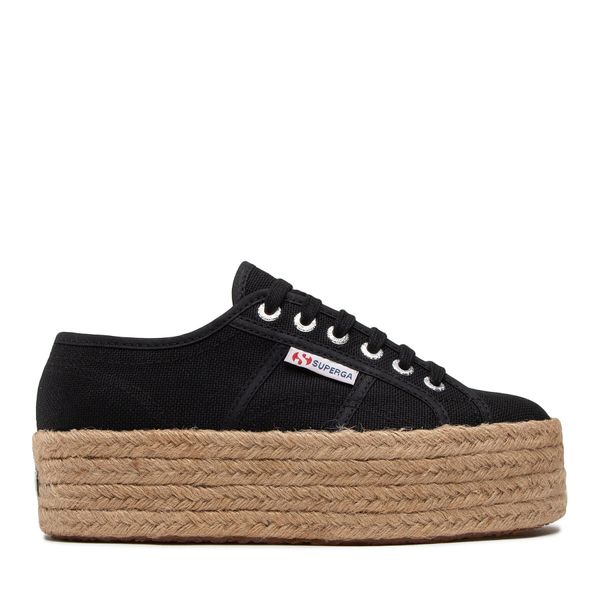 Superga Espadrile Superga 2790 Rope S51186W Crna