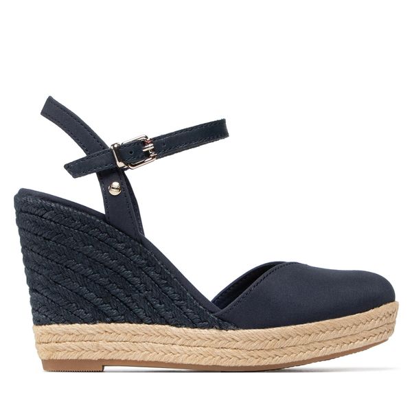 Tommy Hilfiger Espadrile Tommy Hilfiger Basic Closed Toe High Wedge FW0FW04786 Desert Sky DW5