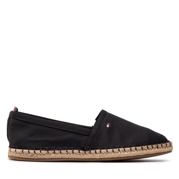 Tommy Hilfiger Espadrile Tommy Hilfiger Basic Flat FW0FW06497 Black BDS