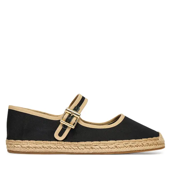 Tommy Hilfiger Espadrile Tommy Hilfiger Buckle Maryjane Espadrille FW0FW09239 Crna
