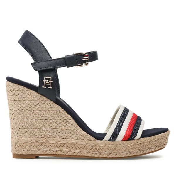 Tommy Hilfiger Espadrile Tommy Hilfiger Corporate Wedge FW0FW07086 Šarena