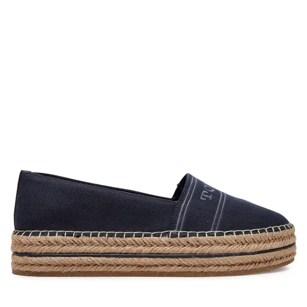 Tommy Hilfiger Espadrile Tommy Hilfiger Denim Platform Espadrille FW0FW08543 Tamnoplava