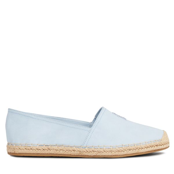 Tommy Hilfiger Espadrile Tommy Hilfiger Embroidered Flat Espadrille FW0FW07721 Breezy Blue C1O