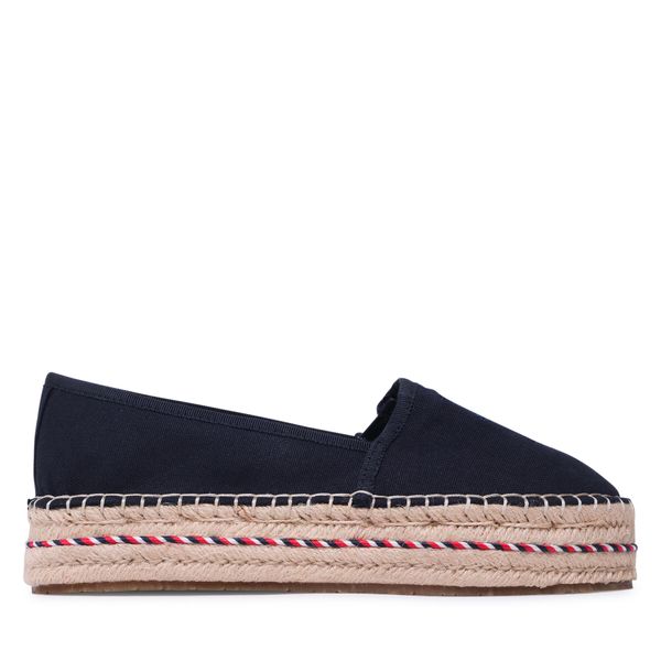 Tommy Hilfiger Espadrile Tommy Hilfiger Embroidered Flatform FW0FW07014 Space Blue DW6