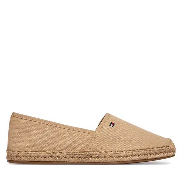 Tommy Hilfiger Espadrile Tommy Hilfiger Flag Canvas Espadrille FW0FW08541 Bež