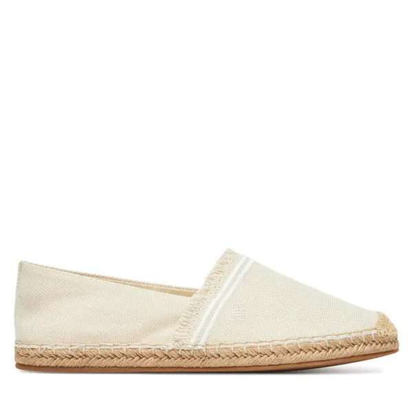 Tommy Hilfiger Espadrile Tommy Hilfiger Fringe Canvas Closed Espadrille FW0FW08881 Bež