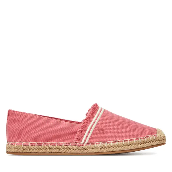 Tommy Hilfiger Espadrile Tommy Hilfiger Fringe Canvas Closed Espadrille FW0FW08881 Ružičasta