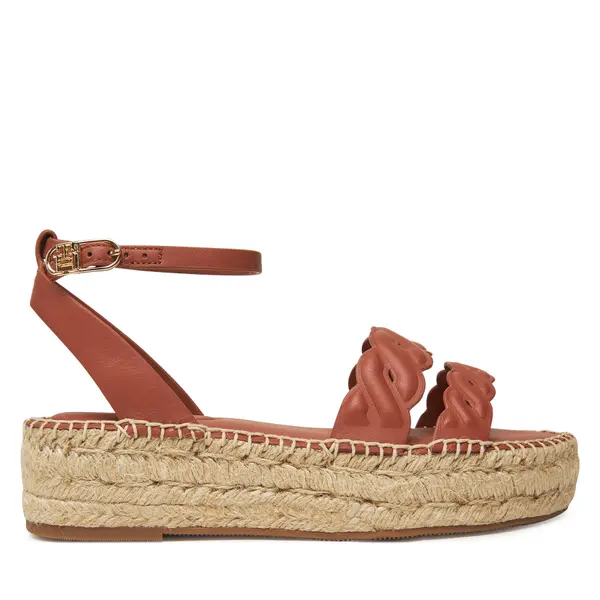 Tommy Hilfiger Espadrile Tommy Hilfiger FW0FW08496 Smeđa