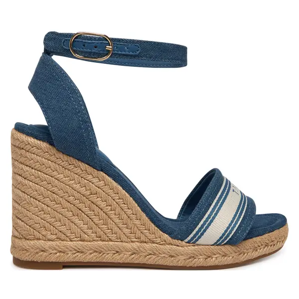 Tommy Hilfiger Espadrile Tommy Hilfiger High Wedge Espad Webbing FW0FW09342 Plava