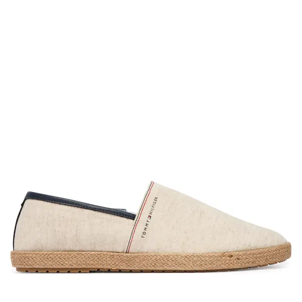 Tommy Hilfiger Espadrile Tommy Hilfiger Hilfiger Chambray Espadrille FM0FM05793 Écru