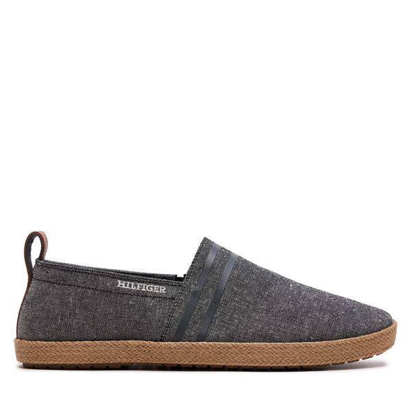 Tommy Hilfiger Espadrile Tommy Hilfiger Hilfiger Espadrille C Chambray FM0FM04982 Black BDS