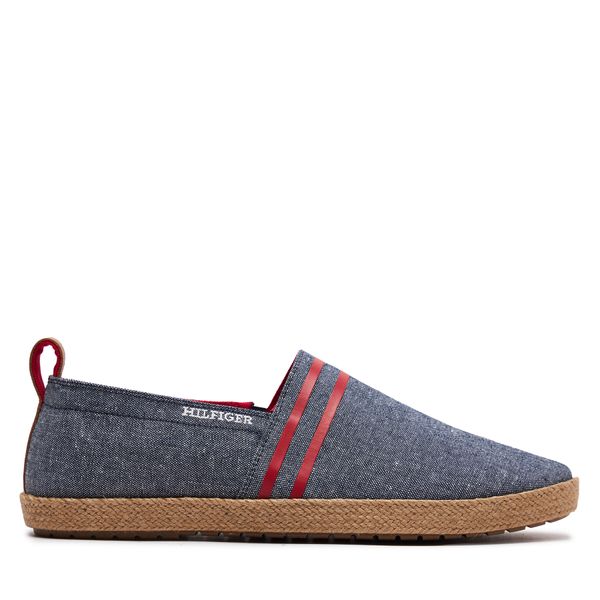 Tommy Hilfiger Espadrile Tommy Hilfiger Hilfiger Espadrille C Chambray FM0FM04982 Tamnoplava