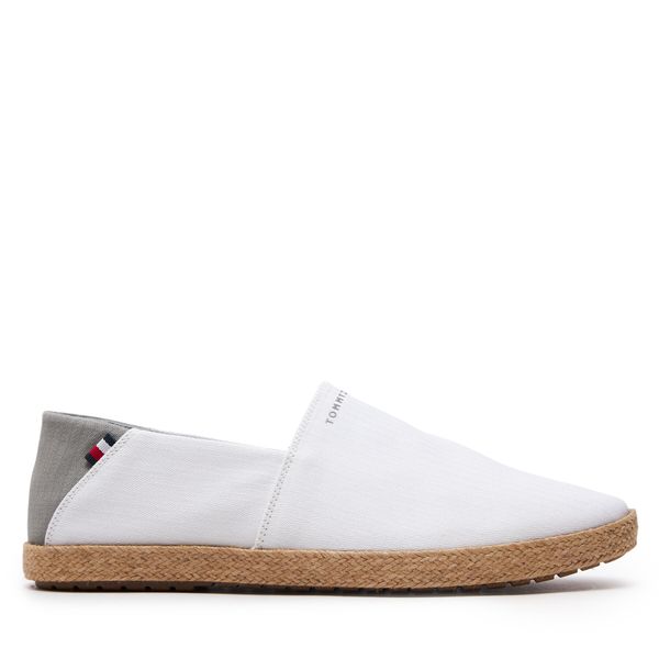 Tommy Hilfiger Espadrile Tommy Hilfiger Hilfiger Espadrille Core Textile FM0FM04981 White YBS