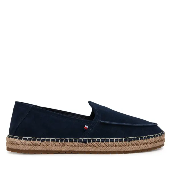 Tommy Hilfiger Espadrile Tommy Hilfiger Hilfiger Flex Espa Suede Loafer FM0FM05392 Tamnoplava