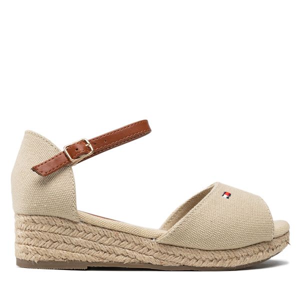 Tommy Hilfiger Espadrile Tommy Hilfiger Rope Wedge Sandal T3A7-32185-0048 M Beige 500
