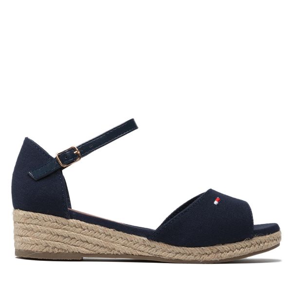 Tommy Hilfiger Espadrile Tommy Hilfiger Rope Wedge Sandal T3A7-32185-0048 M Blue 800
