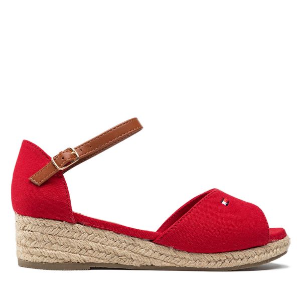 Tommy Hilfiger Espadrile Tommy Hilfiger Rope Wedge Sandal T3A7-32185-0048 M Red 300