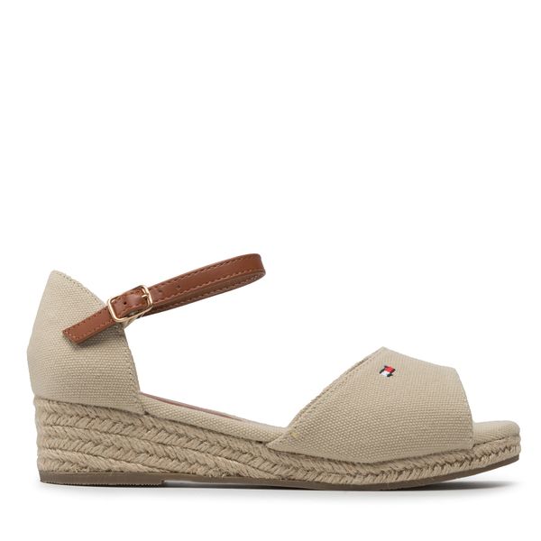 Tommy Hilfiger Espadrile Tommy Hilfiger Rope Wedge Sandal T3A7-32185-0048 S Beige 500