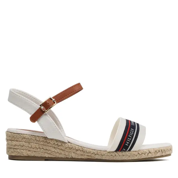 Tommy Hilfiger Espadrile Tommy Hilfiger Rope Wedge T3A7-32777-0048X100 S Bijela