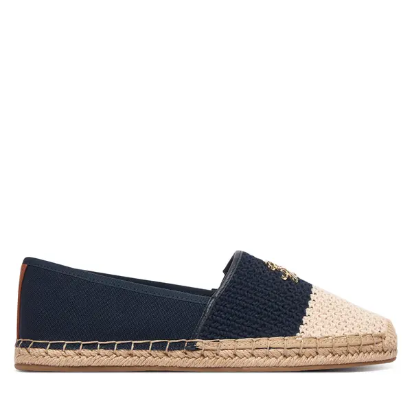 Tommy Hilfiger Espadrile Tommy Hilfiger Script Crochet Espadrille FW0FW09502 Tamnoplava