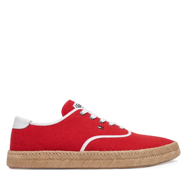 Tommy Hilfiger Espadrile Tommy Hilfiger Th Hi Vulc Core Jutte Canvas FM0FM05872 Crvena
