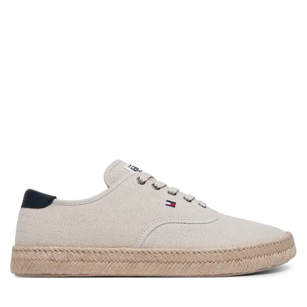 Tommy Hilfiger Espadrile Tommy Hilfiger Th Hi Vulc Core Jutte Canvas FM0FM05872 Siva