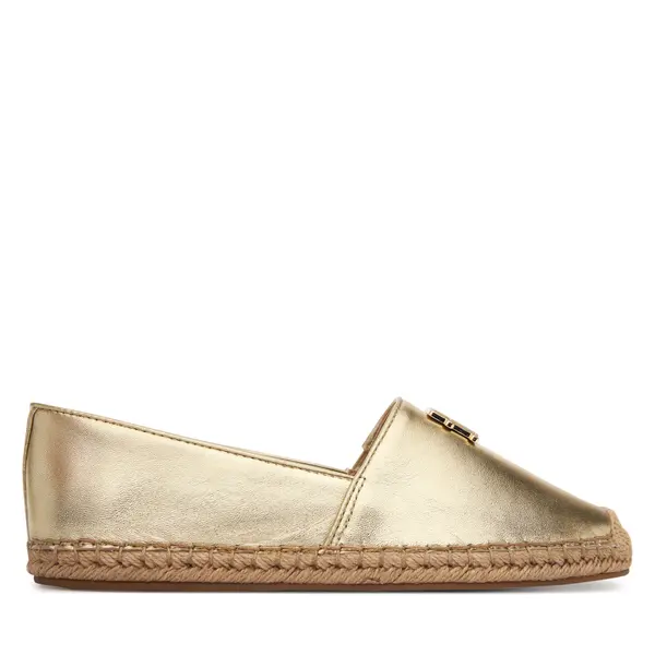 Tommy Hilfiger Espadrile Tommy Hilfiger Th Logo Gold Espadrille FW0FW09473 Zlatna