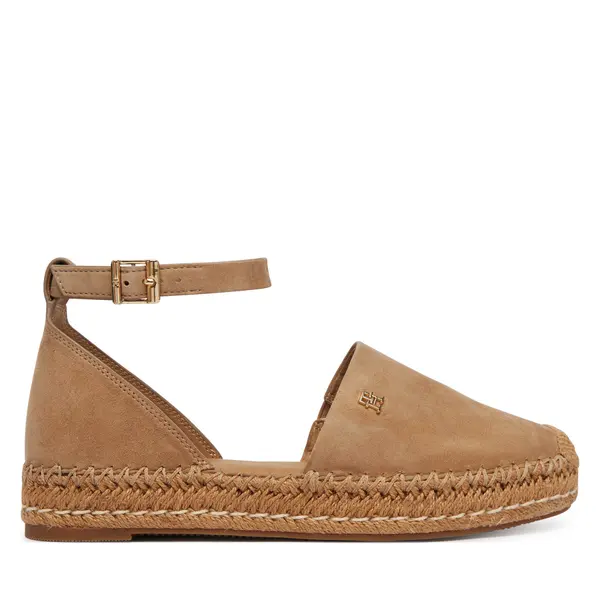 Tommy Hilfiger Espadrile Tommy Hilfiger Th Platform Espad Suede Strap FW0FW09144 Bež