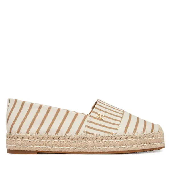 Tommy Hilfiger Espadrile Tommy Hilfiger Th Platform Espadrille Stripes FW0FW09143 Bež