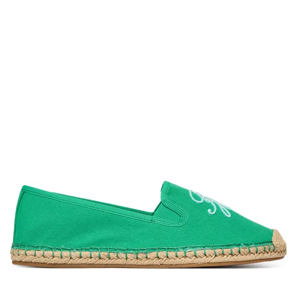 Tommy Hilfiger Espadrile Tommy Hilfiger Th Script Summer Espadrille FW0FW09240 Zelena