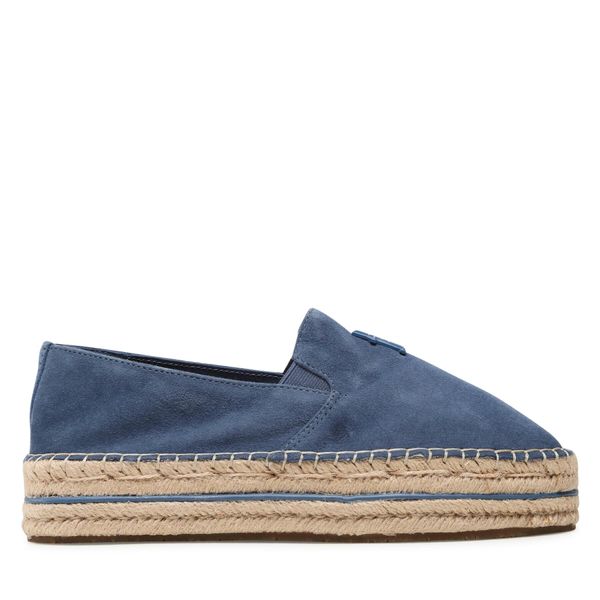 Tommy Hilfiger Espadrile Tommy Hilfiger Th Suede Flatform FW0FW07069 Blue Coast DBX