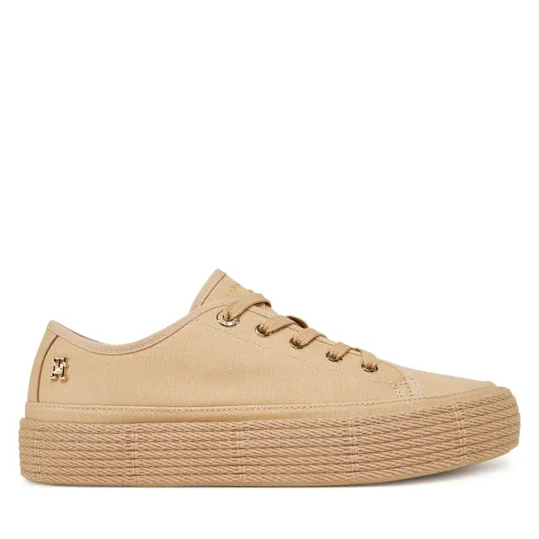 Tommy Hilfiger Espadrile Tommy Hilfiger Vulc Espadrille Sneaker FW0FW08404 Bež