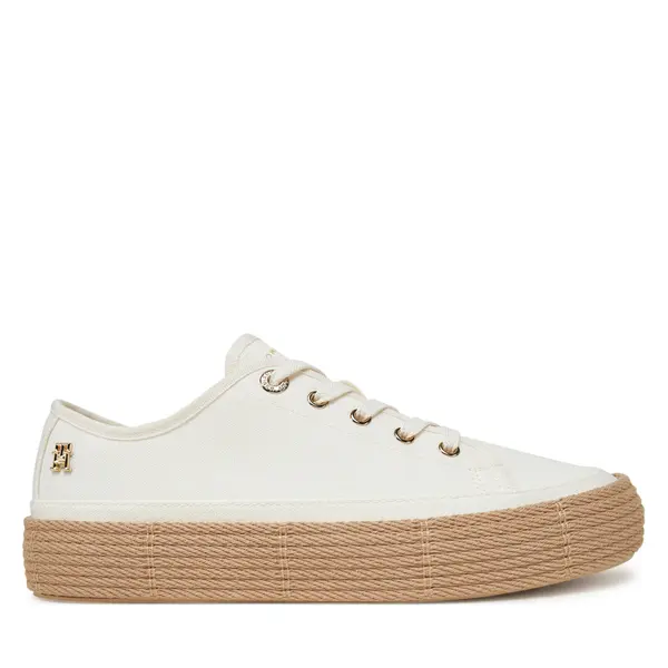 Tommy Hilfiger Espadrile Tommy Hilfiger Vulc Espadrille Sneaker FW0FW08404 Bijela