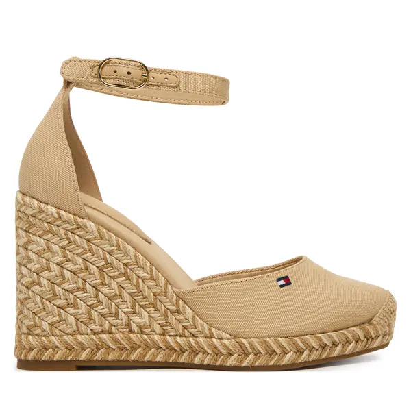 Tommy Hilfiger Espadrile Tommy Hilfiger Wedge FW0FW09225 Bež