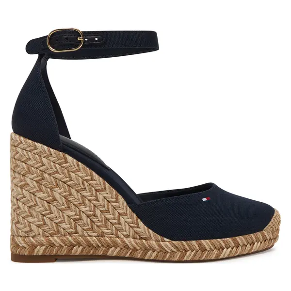 Tommy Hilfiger Espadrile Tommy Hilfiger Wedge FW0FW09225 Tamnoplava