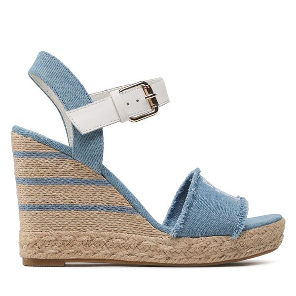 Tommy Hilfiger Espadrile Tommy Hilfiger Wedge Sandal FW0FW07079 Denim 0G1
